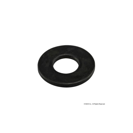 80/20 Flat Washer, For Screw Size #8 , Steel Zinc Plated Finish 3006