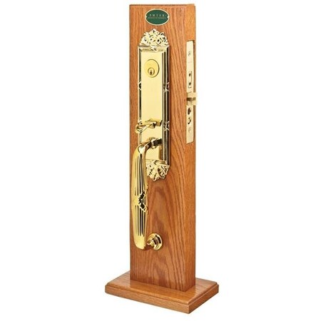 Emtek Lifetime Brass Handleset, 3007MNPVDRH 3007MNPVDRH
