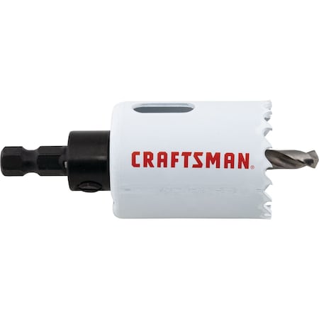 Craftsman Bi-Metal Hole Saw With Arbor, 1-1/2 CMAH1112A