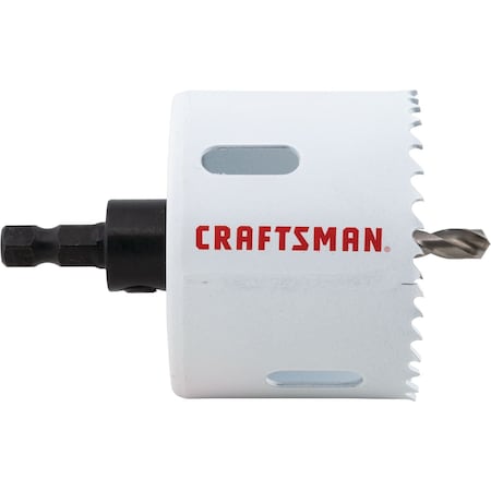 Craftsman Bi-Metal Hole Saw With Arbor, 2-1/2" CMAH1212A