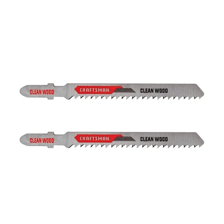 Craftsman T-Shank Wood Cutting Jig Saw Blades, PK2 CMAJ1410WC2