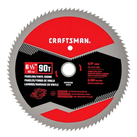 Craftsman Paneling Saw Blade, 6-1/2" 90T CMAS261290