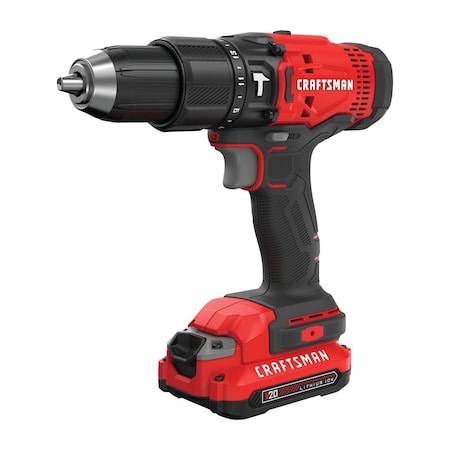 Craftsman Cordless 1/2" Hammerdrill Kit, 20V CMCD711C2
