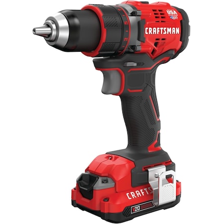 Craftsman Drill/Driver Kit, 1/2", 20V MAX* CMCD720D2