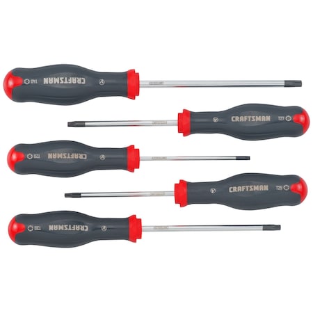 Craftsman V-Series(TM) 5pc Torx(R) Screwdriver Set CMHT65630V