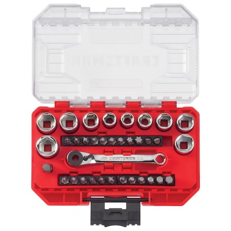 Craftsman 1/4" Drive SAE and Metric, 35 pcs CMMT12005LZ