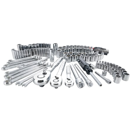 Craftsman 1/4 | 3/8 Drive Tool Set, 159-pc 3 Drive Mechanics Tool, Fractional & Metric, 159 pcs CMMT12025