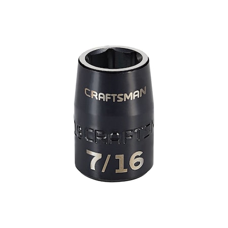 Craftsman Sockets, 3/8" Drive 7/16" SAE Impact Sha CMMT15833