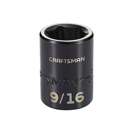 Craftsman Sockets, 3/8" Drive 9/16" SAE Impact Sha CMMT15835