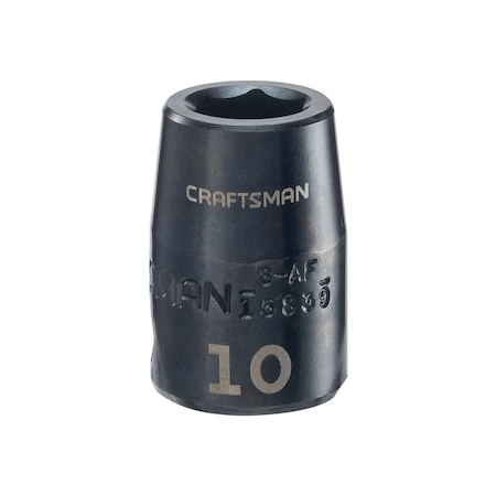 Craftsman Sockets, 3/8" Drive 10mm Metric Impact S CMMT15839