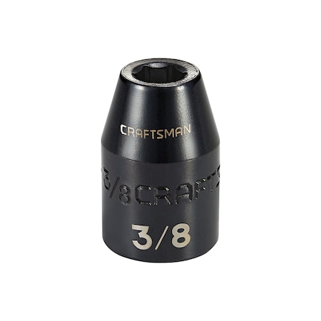 Craftsman Sockets, 1/2" Drive 3/8" SAE Impact Shal CMMT15848