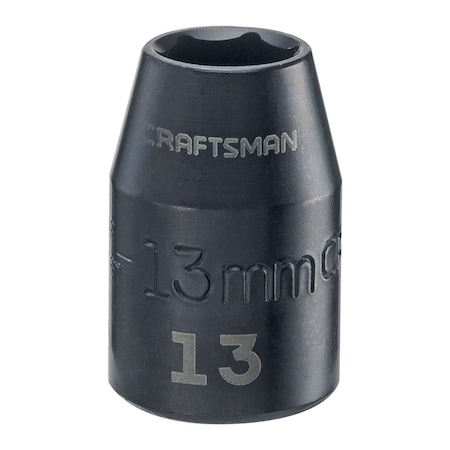 Craftsman Sockets, 1/2" Drive 13mm Metric Impact S CMMT15861