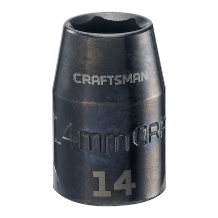 Craftsman Sockets, 1/2" Drive 14mm Metric Impact S CMMT15862