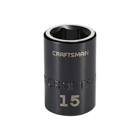 Craftsman Sockets, 1/2" Drive 15mm Metric Impact S CMMT15863