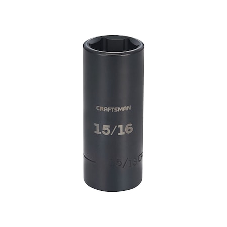 Craftsman Sockets, 1/2" Drive 15/16" SAE Deep Impa CMMT15983