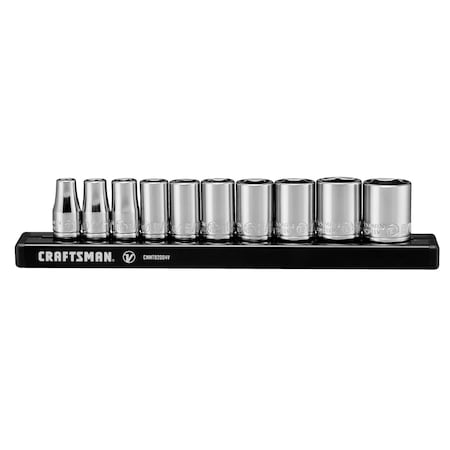 Craftsman V-Series(TM) 1/4" Drive SAE 6-Point Sock CMMT17300V