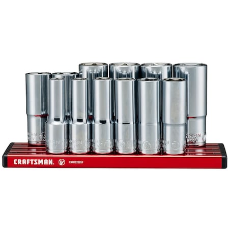 Craftsman V-Series(TM) 3/8" Drive Metric Deep 6-Po CMMT17560V