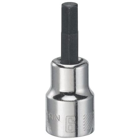 CRAFTSMAN Sockets, 3/8" Drive 6mm Hex Bit Socket, Metric 3/8" Drive CMMT42676