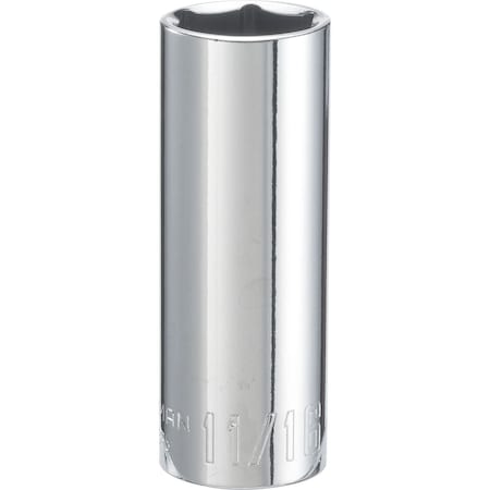 Craftsman Sockets, 3/8" Drive 11/16" 6 Point SAE S, CMMT43336 CMMT43336