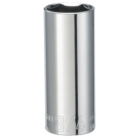 Craftsman 3/4 in. X 3/8 in. drive SAE 6 Point Deep Deep Socket 1 pc