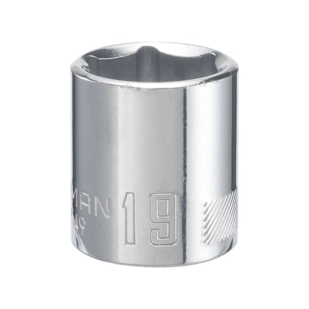 Craftsman Sockets, 3/8" Drive 19mm 6 Point Shallow CMMT43549
