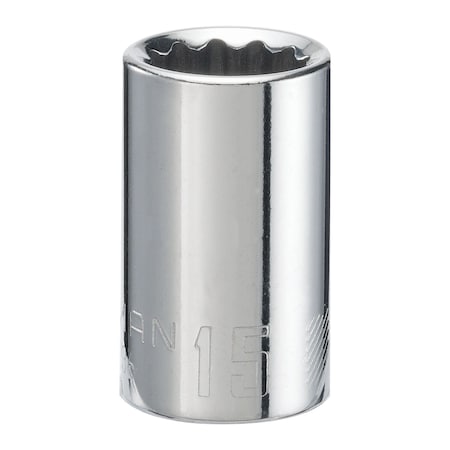 Craftsman 15 mm X 1/2 in. drive 12 Point Shallow Socket 1 pc