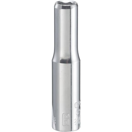 Craftsman Sockets, 6 mm S x 1/4" Drive S Metric 6 CMMT44403