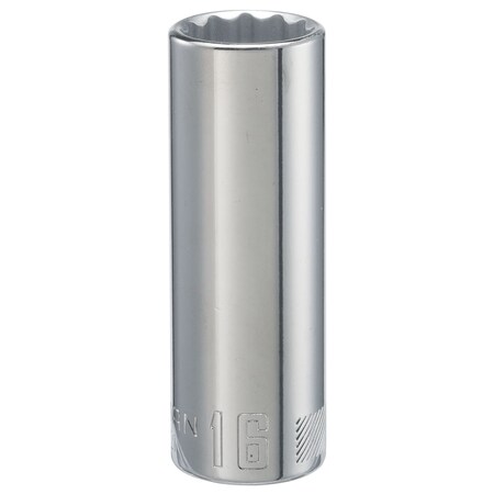 Craftsman Sockets, 3/8" Drive 16mm 6 Point Deep So CMMT44421