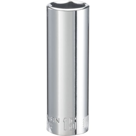 Craftsman Sockets, 3/8" Drive 15mm 6 Point Deep So CMMT44432