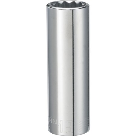 Craftsman Sockets, 1/2" Drive 19mm 12 Point Deep S CMMT44446