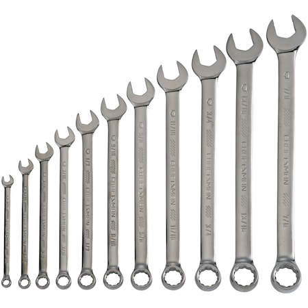 Craftsman Wrenches, 11-pc SAE Gunmetal Chrome Long CMMT87014