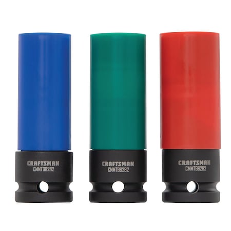 Craftsman Sockets, 3PC Wheel Socket Set CMMT98282