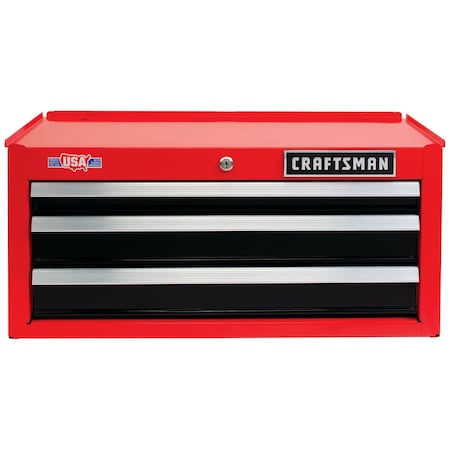 Craftsman Storage, 26", 2000 Series, 3-Drawer Interm CMST98246RB