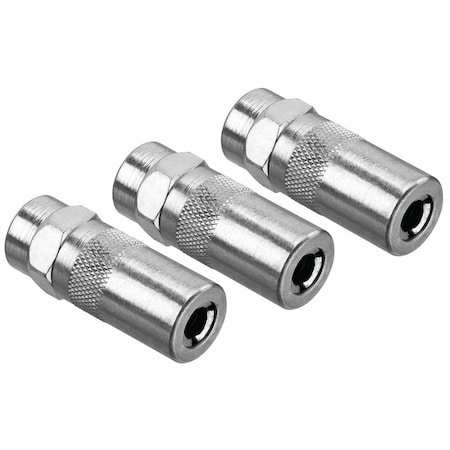 DEWALT Heavy Duty Grease Coupler For Grease Guns, 3-Jaw, 1/8 in NPT, 3 Pack DCGG5701-3