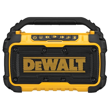 Dewalt Jobsite Bluetooth Speaker, 12.0V, Li-Ion DCR010