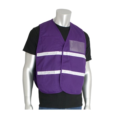 Pip Non-Ansi Incident Command Vest, Purple 300-2501/M-XL