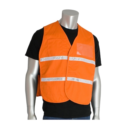 Pip Non-Ansi Incident Command Vest Orange 300-2507/4X-5X