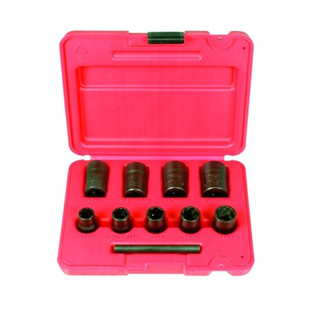 Ken-Tool Twist Socket Set W/Punch, 9 pcs. 30107 | Zoro
