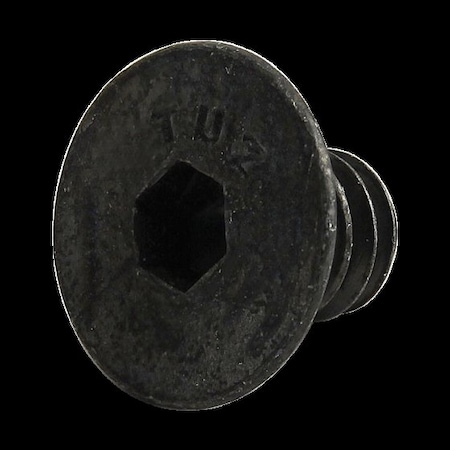 80/20 1/4"-20 Socket Head Cap Screw, Flat, Zinc Plated Steel, 3/8 in Length 3012