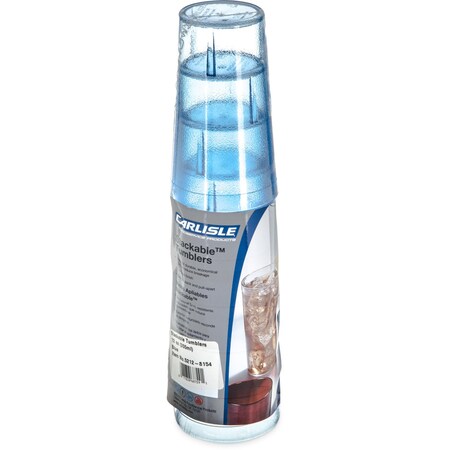 Carlisle Foodservice SAN Tumbler, 12 oz., 6/Pack, Blue, PK12 5212-8154