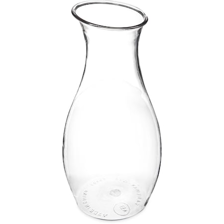 Carlisle Foodservice Carafe, 1.5 Liter, Clr, PK12 7090307