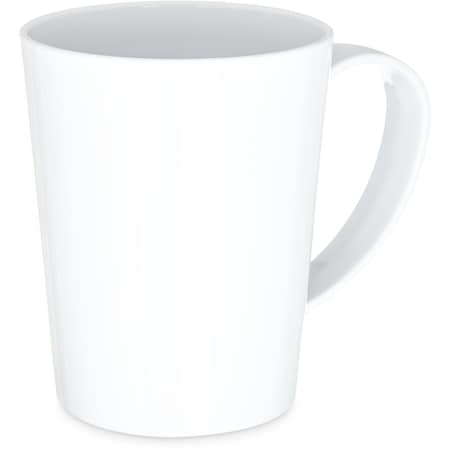 Carlisle Foodservice Mug, 12 oz., Wht, PK12 4306802