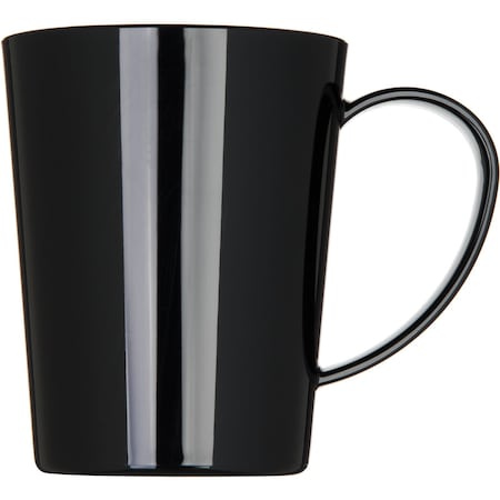 Carlisle Foodservice Mug, 12 oz., Blk, PK12 4306803