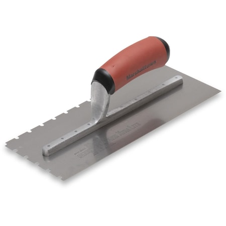 Marshalltown Notched Trowel, SS, 3/16" x 3/16" x 5/8" 5705SSD