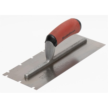 Marshalltown Notched Trowel, 1/4" x 1/4" x 1-1/2" 5706SD