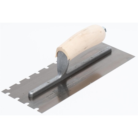 Marshalltown Notched Trowel, 5/16" x 5/16" x 3/4" 5707S