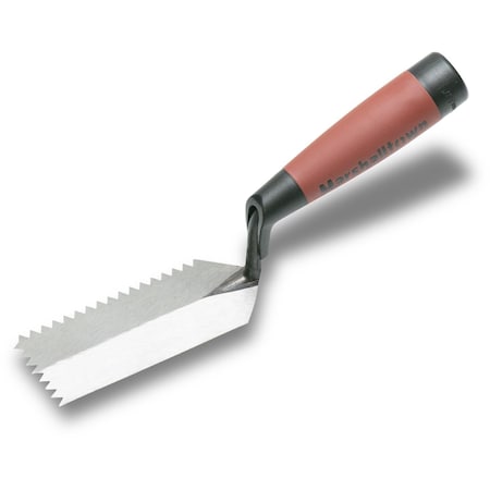 Marshalltown Notched Margin Trowel, V-Soft, 1/4"x3/16" 52VND