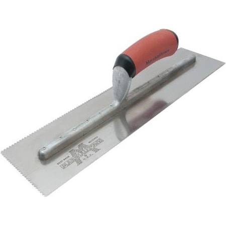 Marshalltown Notched Trowel, 1/16"x 1/16"x 1/32" 644SD