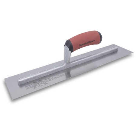 Marshalltown Notched Trowel, 1/16"x 1/16"x 1/16" 645SD