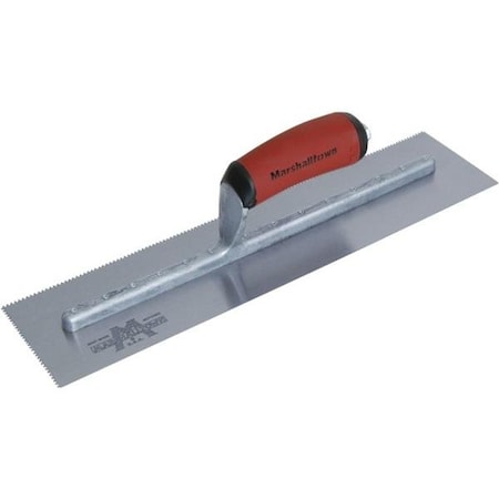 Marshalltown Notched Trowel, Sqre, 1/16"x 1/16"x 1/16" 646SD